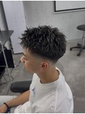 スキンフェード/スパイキーショート