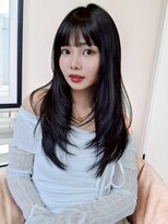 ケーツー 青山店(K two) ロングレイヤー/ストレート/艶髪/黒髪/髪質改善