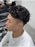 ラルフカール/オールバックパーマ