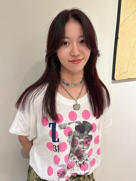 ユー セント(yew scent) ロング×暖色カラー