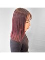 ジプソ(Gypso Hair salon) 切りっぱなしロブ×ボルドー
