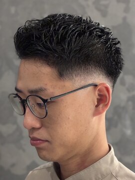 ヒロギンザ 難波店(HIRO GINZA) アップバングスキンフェード