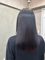 ファビ 渋谷(Fab) くびれヘア/暗めカラー/アプリコットオレンジ/縮毛矯正