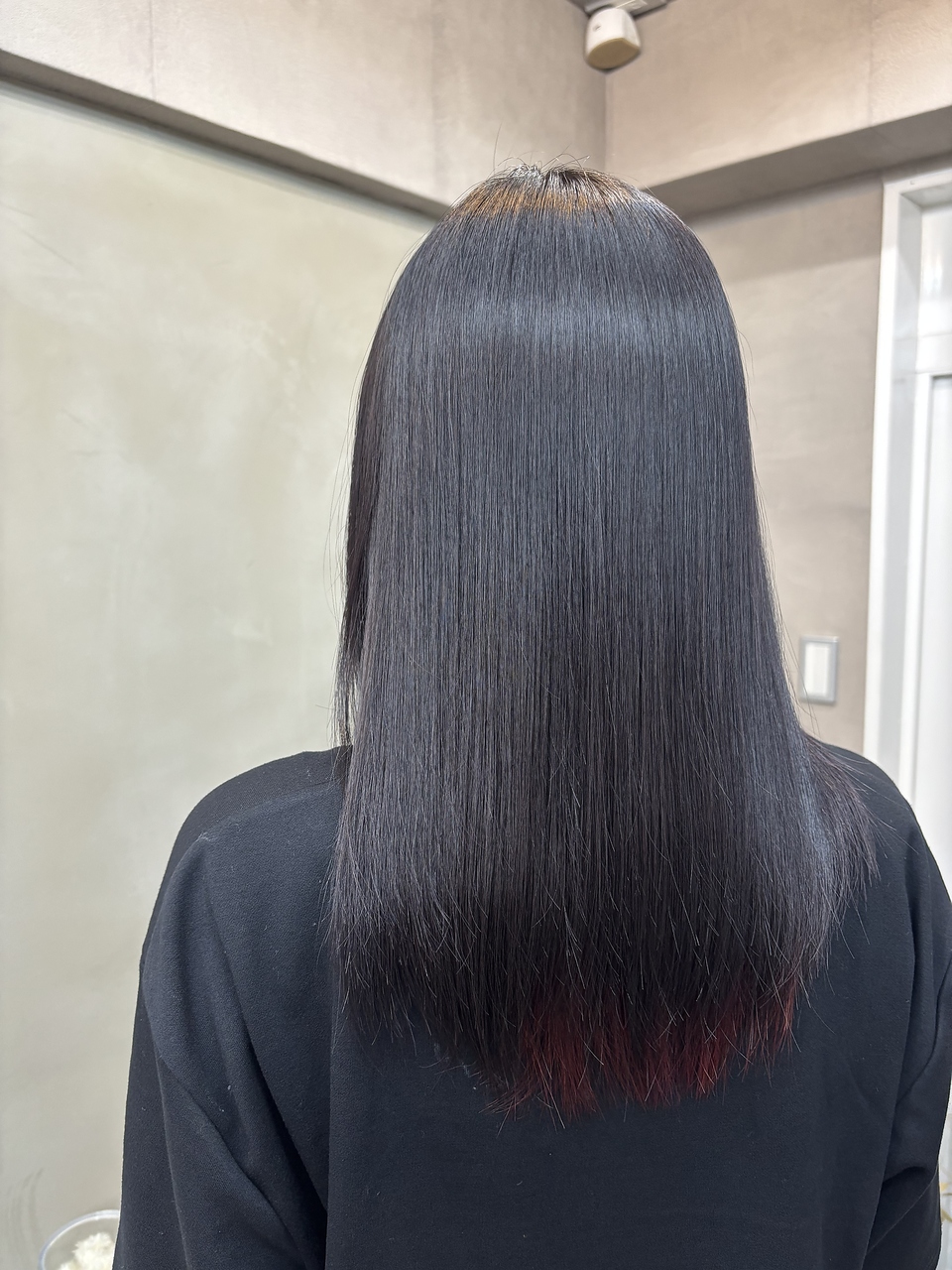 ファビ 渋谷(Fab) くびれヘア/暗めカラー/アプリコットオレンジ/縮毛矯正