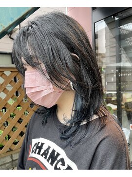 ラックセカンドスペース(LUCK 2nd SPACE) インナーカラー/ウルフカット/八千代台/ブリーチ/ケアブリーチ