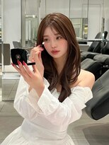 ノク 渋谷(nok)&nbsp;イメチェンピンクベージュ前髪