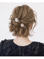 バポス ヘアサロン (BAPOS Hair Salon)&nbsp;ハーフアップ編み込み外はハネ2