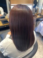 ヘアリゾート粋 トゥジュ 池袋東口店(tujuh) 透明感カラー/ココアブラウン/ストレートヘア