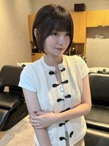 オンカン(onkan)&nbsp;ボブ/ミニボブ/オリーブカラー/髪質改善/韓国ボブ/大人ボブ
