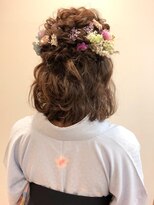 エルパティオ(EL PATIO) 卒業式 袴 成人式 振袖 ハーフアップ ルーズ ヘアアレンジ