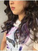2色ミルフィーユユニコーンエクステ【シールエクステ】