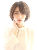 30代40代人気 お手入れ簡単丸みが可愛いボブ