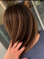 アッシュ 立川店(Ash)&nbsp;ミルクティー×コントラスト×ハイライト（立川/立川駅/立川南）