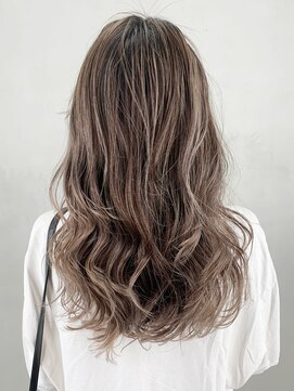 アルバム 銀座(ALBUM GINZA) ハイライトバレイヤージュ_チョコレートプリカール_ba293261