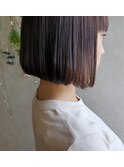 ミニボブ×インナーカラー×ケアカラー