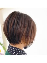 ヘアメイク リーフ 茂原店(HAIRMAKE Leaf) 大人かっこいいショートボブ＊