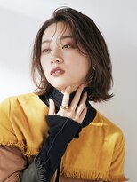 コムマティス 恵比寿ガーデンプレイス(Comme Matisse)&nbsp;ボブ/カーキグレージュ/大人かわいい[恵比寿/恵比寿駅]