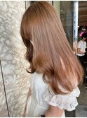 リベルテ銀座　アプリコットブラウン×外巻き