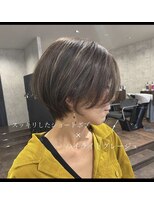 スーク 宜野湾店(suuk)&nbsp;ショートボブ×ハイライトグレージュ