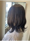 【W_SALON 河原町】赤み消し くすみブラウン/レイヤーカット