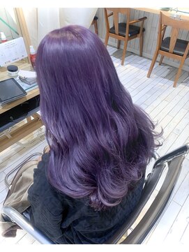 リンダバイネオリーブ 白楽店(Linda by neolive) ブリーチありペールカラーラベンダーカラーデザインカラー