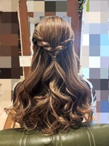 ローグヘアー 亀有店(Rogue HAIR) ハーフアップ巻き髪