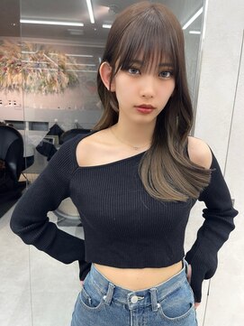 ロンド マーレ 天神大名店(Lond mare) 前髪カット 韓国ヘア 髪質改善 くびれ チョコレートブラウン