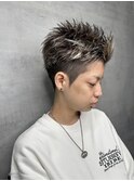 【NEXT静岡竹田】スパイキーショート× メッシュハイライト