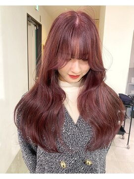 ニコフクオカヘアーメイク(NIKO Fukuoka Hair Make) 【NIKO】ブリーチなしダブルカラーでまろやかピンクブラウン♪