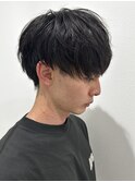 メンズマッシュパーマニュアンスパーマスパイラルパーマ刈り上げ