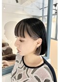 インナーラベンダーグレーボブ