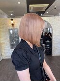 【 町田 / Luxo by Afinar/ ボブ×ミルクティーベージュ 】