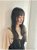 姫カット×艶髪ロング