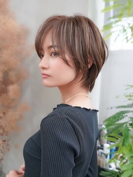 ギークス(GEEKS) 【GEEKS渋谷】くびれショート/冬カラー/ショコラグレージュ/小顔