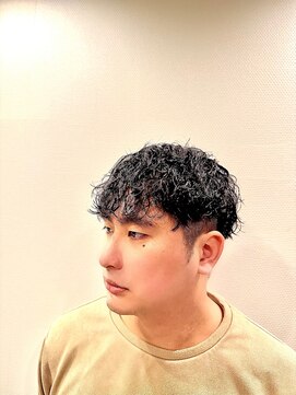 銀座マツナガ 神田店 20代30代垢抜け大人オシャレS字波巻きパーマツーブロック