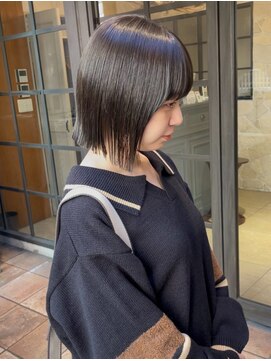 リベルテ(Liberte) 《Liberte》ボブ/切りっぱなし/bob/グレージュ/髪質改善カラー