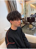 ナチュラルテイストツイストパーマスパイラルパーマ