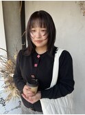《Direct》顔まわりカット×ツヤカラー