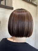 切りっぱなしボブ