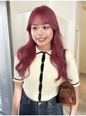 【loje】ハイトーンカラー/夏のヘアアレンジ/ピンクカラー