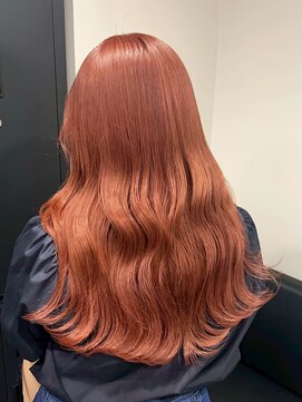 ベレーザ 渋谷(BELEZA) 15264アプリコットオレンジチェリーレッドレイヤーワンホンヘア