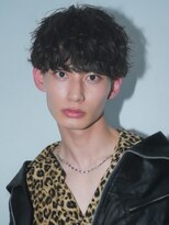 ロンド ローガン 名駅(Lond LOGAN)&nbsp;波巻きパーマにツイストスパイラルMIXで漢らしい色気を