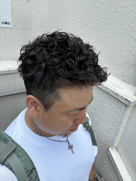 ネイビー(Navy) SlamDunk 宮城リョータ風パーマ