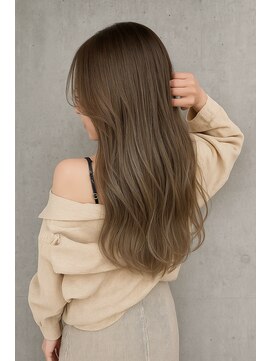 ロハスバイケンジ(LOHAS by KENJE) ロングのミルクティーベージュ【ブリーチなし】小田急相模原