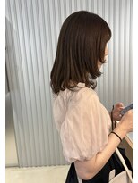 ラビリンス(Labyrinth)&nbsp;顔周りのレイヤーがかわいいセミロングヘア