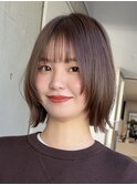 大人ボブくびれボブ結べる切りっぱなしボブレイヤーボブ