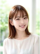 ココラー(COCOlar)&nbsp;外ハネミディアム×ブラウン