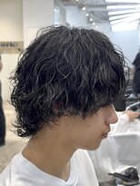 フィフスパーク(fifth PARK)&nbsp;シャドウパーマメンズマッシュウルフカット波巻きスパイラル渋谷