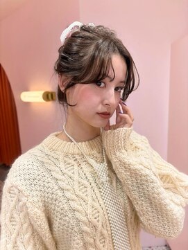 ボタン シブヤ(VOTAN SHIBUYA) 結んだ時お洒落に盛れる♪." 前髪とお顔周りのcut ♪