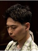 短髪フェード　スパイキーショート